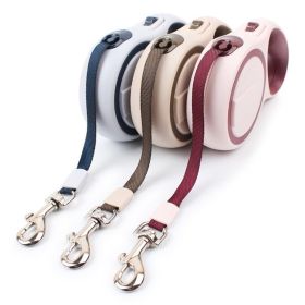 Retractable Dog Leash; Dog Walking Leash for Medium Large Dogs up to 110lbs (Specification (L * W): 3m, Colour: Rose red)