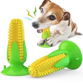 Pet Dog Toy Interactive Rubber Balls for Small Large Dogs Puppy Cat Chewing Toys Pet Tooth Cleaning Indestructible Dog Food Ball (Color: Yellow-Squeak, Ships From: China)
