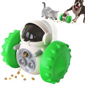 PawPartner Dog Tumbler Interactive Toys Increases Pet IQ Slow Feeder (Color: Green, Ships From: China)