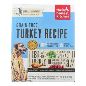 The Honest Kitchen Embark - Grain Free Turkey Dog Food - 4 Lb. (Size: 10-lb box)
