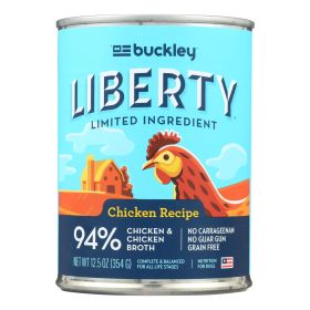 Buckley - Liberty Wet Food - Case Of 12 - 12.5 Oz (Recipe: Chicken)