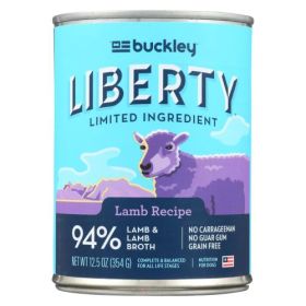 Buckley - Liberty Wet Food - Case Of 12 - 12.5 Oz (Recipe: Lamb)