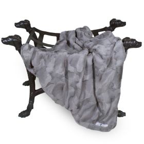 Luxe Dog Blanket (Color: Taupe, Size: SM)
