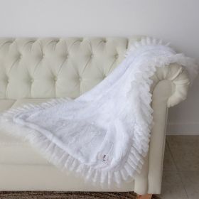 Romantic Dog Blankets (Color: Heaven, Size: SM)