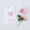 Lacey Puff Heart Dog Dress