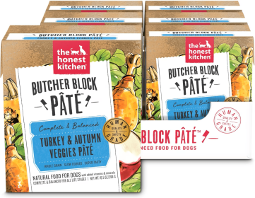 The Honest Kitchen Human Grade Butcher Block Pate Wet Dog Food, 10.5-oz, case of 6 (Flavor: Turkey)