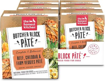 The Honest Kitchen Human Grade Butcher Block Pate Wet Dog Food, 10.5-oz, case of 6 (Flavor: Beef)