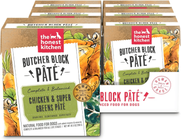The Honest Kitchen Human Grade Butcher Block Pate Wet Dog Food, 10.5-oz, case of 6 (Flavor: Chicken)