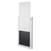 Pet Door, with Three Magnetic Flaps and Metal Frame, Strong and Weatherproof Dog Door for Interior and Exterior Doors, Easy to Install