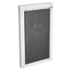 Pet Door, with Three Magnetic Flaps and Metal Frame, Strong and Weatherproof Dog Door for Interior and Exterior Doors, Easy to Install