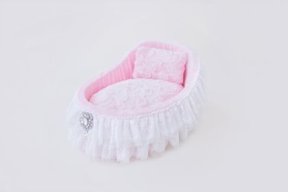 Crib Dog Bed Collection (Color Option: Baby Doll)