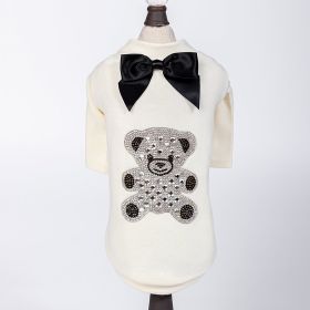 Teddy Bow Tee Dog Tee (Size: SM)